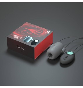 GALAKU - Training In Glans Exerciser Vibrator Delayed Ejaculation Masturbator (Chargeable - Spiral)